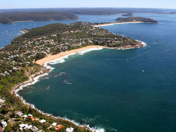 The Big Swim - Beaches aerial